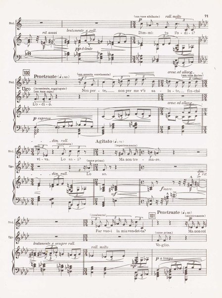 Parisina / tragedia lirica in quattro atti di Gabriele D'Annunzio ; musicata da Pietro Mascagni ; riduzione per canto e pianoforte