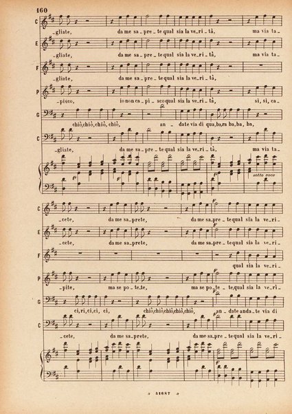 Il matrimonio segreto : melodramma giocoso in due atti / D. Cimarosa ; opera completa per canto e pianoforte