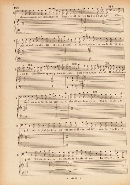 Il matrimonio segreto : melodramma giocoso in due atti / D. Cimarosa ; opera completa per canto e pianoforte