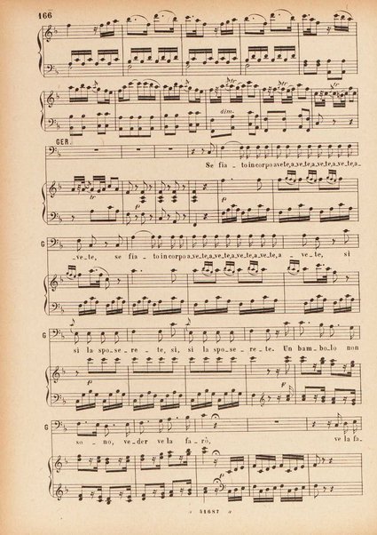 Il matrimonio segreto : melodramma giocoso in due atti / D. Cimarosa ; opera completa per canto e pianoforte