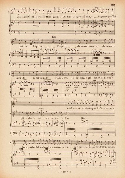 Il matrimonio segreto : melodramma giocoso in due atti / D. Cimarosa ; opera completa per canto e pianoforte