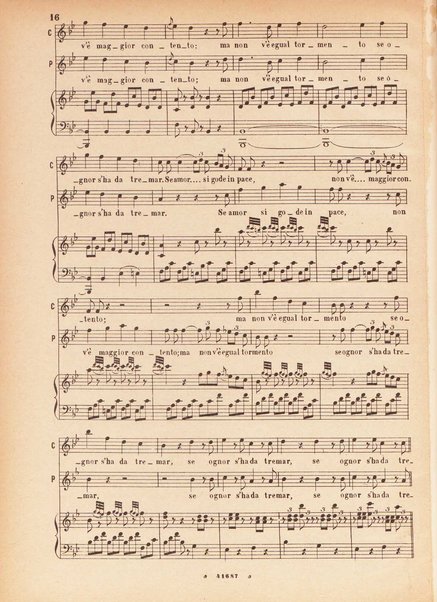 Il matrimonio segreto : melodramma giocoso in due atti / D. Cimarosa ; opera completa per canto e pianoforte