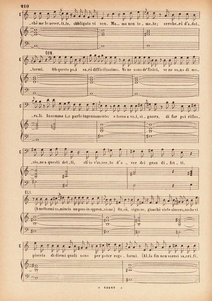 Il matrimonio segreto : melodramma giocoso in due atti / D. Cimarosa ; opera completa per canto e pianoforte