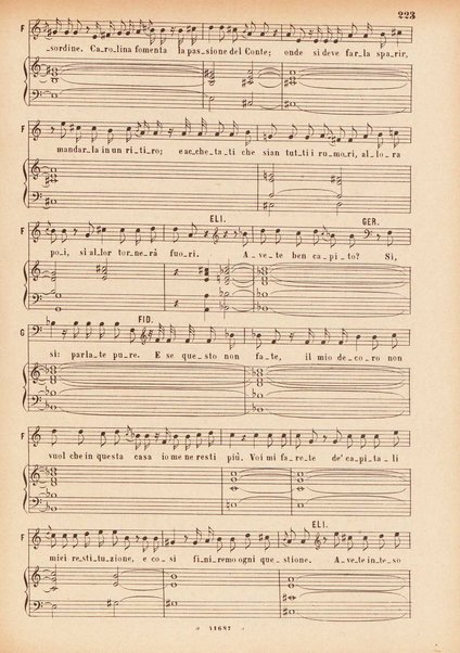 Il matrimonio segreto : melodramma giocoso in due atti / D. Cimarosa ; opera completa per canto e pianoforte