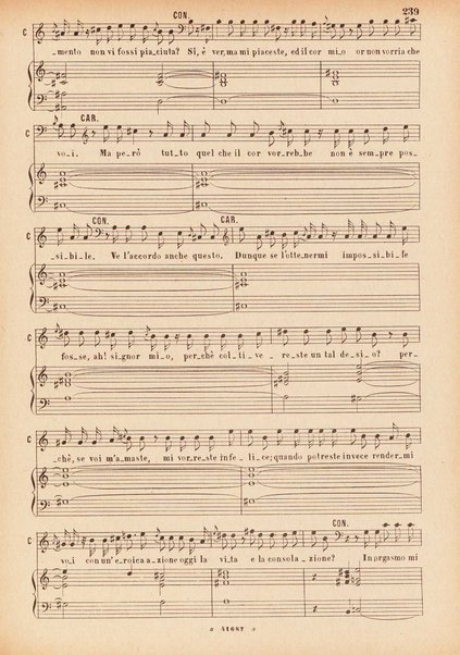 Il matrimonio segreto : melodramma giocoso in due atti / D. Cimarosa ; opera completa per canto e pianoforte