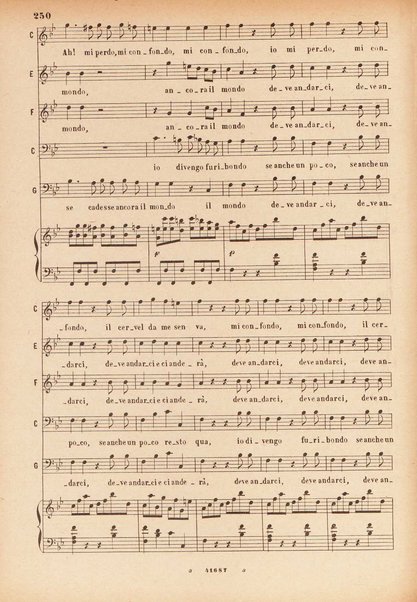 Il matrimonio segreto : melodramma giocoso in due atti / D. Cimarosa ; opera completa per canto e pianoforte