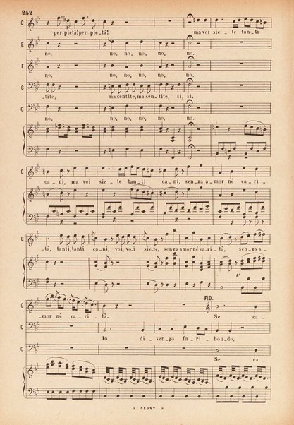 Il matrimonio segreto : melodramma giocoso in due atti / D. Cimarosa ; opera completa per canto e pianoforte