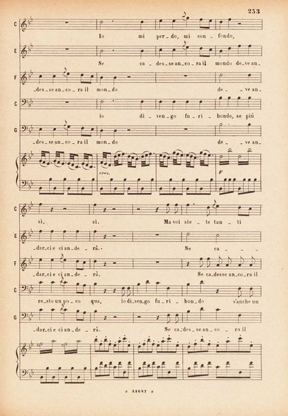 Il matrimonio segreto : melodramma giocoso in due atti / D. Cimarosa ; opera completa per canto e pianoforte