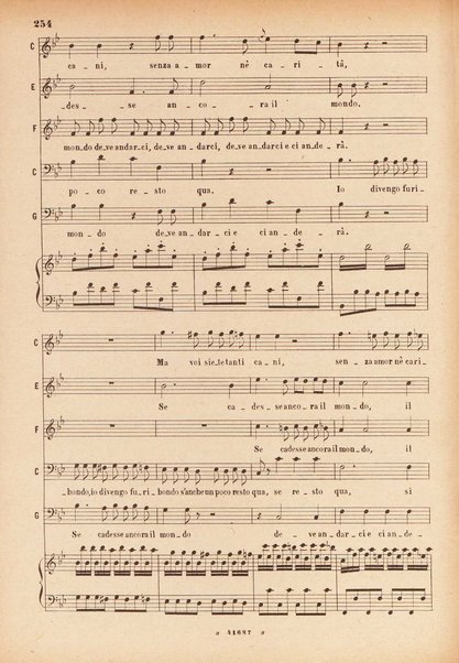 Il matrimonio segreto : melodramma giocoso in due atti / D. Cimarosa ; opera completa per canto e pianoforte