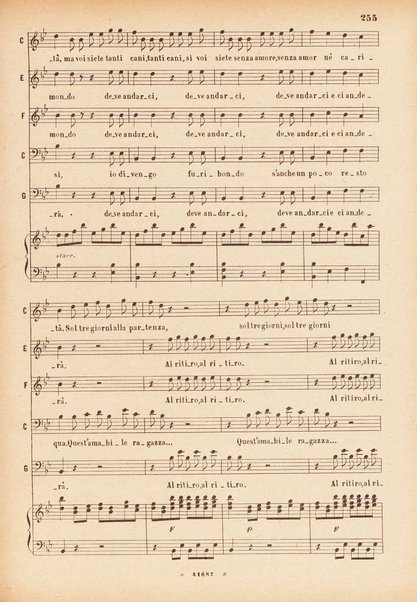 Il matrimonio segreto : melodramma giocoso in due atti / D. Cimarosa ; opera completa per canto e pianoforte