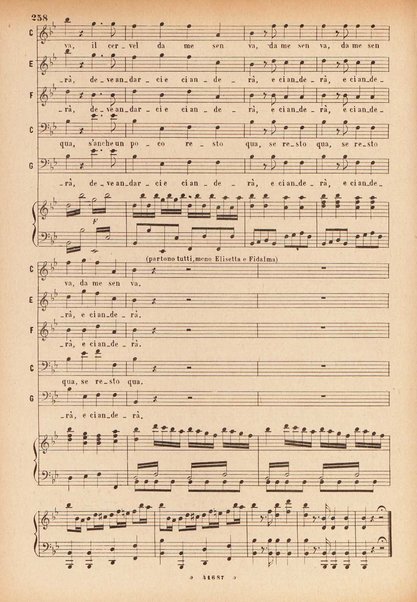 Il matrimonio segreto : melodramma giocoso in due atti / D. Cimarosa ; opera completa per canto e pianoforte