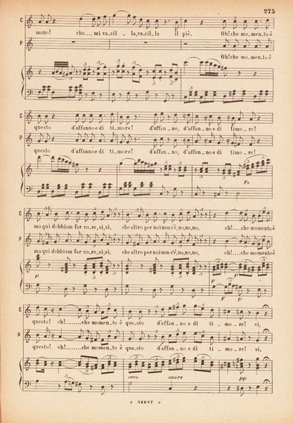 Il matrimonio segreto : melodramma giocoso in due atti / D. Cimarosa ; opera completa per canto e pianoforte