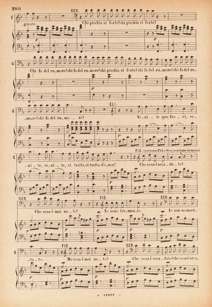 Il matrimonio segreto : melodramma giocoso in due atti / D. Cimarosa ; opera completa per canto e pianoforte