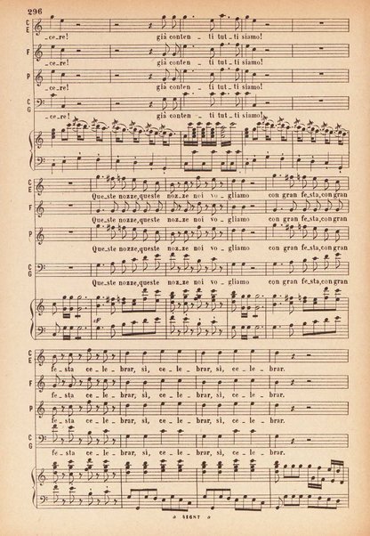 Il matrimonio segreto : melodramma giocoso in due atti / D. Cimarosa ; opera completa per canto e pianoforte