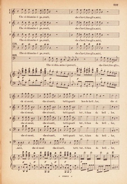 Il matrimonio segreto : melodramma giocoso in due atti / D. Cimarosa ; opera completa per canto e pianoforte