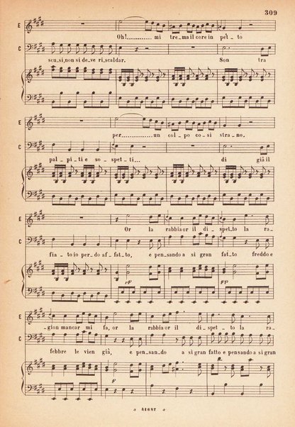 Il matrimonio segreto : melodramma giocoso in due atti / D. Cimarosa ; opera completa per canto e pianoforte