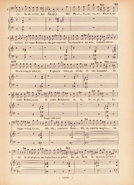 Il matrimonio segreto : melodramma giocoso in due atti / D. Cimarosa ; opera completa per canto e pianoforte