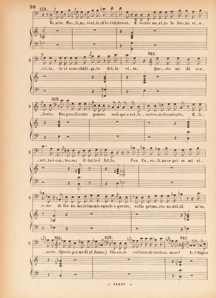Il matrimonio segreto : melodramma giocoso in due atti / D. Cimarosa ; opera completa per canto e pianoforte