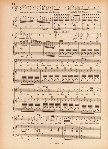 Il matrimonio segreto : melodramma giocoso in due atti / D. Cimarosa ; opera completa per canto e pianoforte