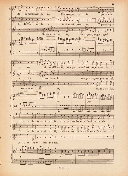 Il matrimonio segreto : melodramma giocoso in due atti / D. Cimarosa ; opera completa per canto e pianoforte