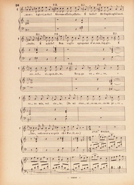 Il matrimonio segreto : melodramma giocoso in due atti / D. Cimarosa ; opera completa per canto e pianoforte