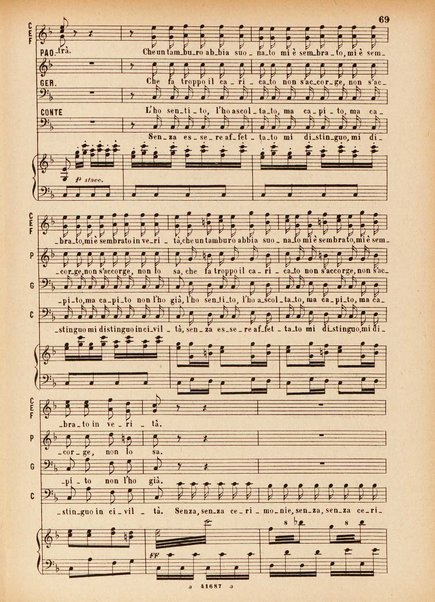 Il matrimonio segreto : melodramma giocoso in due atti / D. Cimarosa ; opera completa per canto e pianoforte