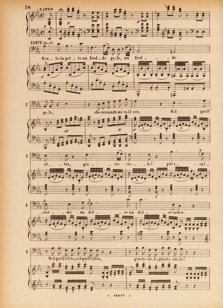 Il matrimonio segreto : melodramma giocoso in due atti / D. Cimarosa ; opera completa per canto e pianoforte