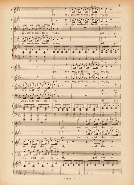 Il matrimonio segreto : melodramma giocoso in due atti / D. Cimarosa ; opera completa per canto e pianoforte