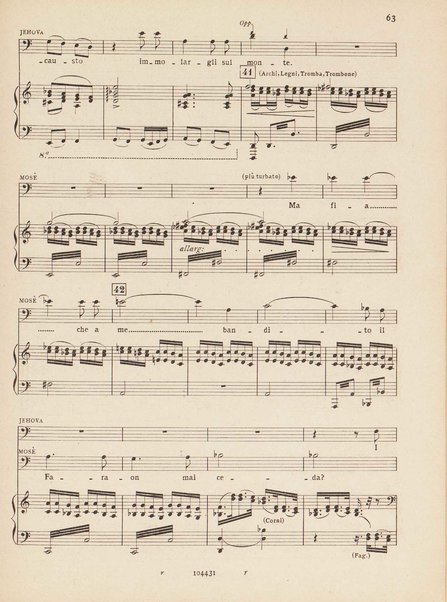 Mosé : poema sinfonico-vocale in un prologo e tre parti / testo di A. Cameroni e P. Croci ; musica di D. Lorenzo Perosi ; riduzione per canto e pianoforte di Ugo Solazzi