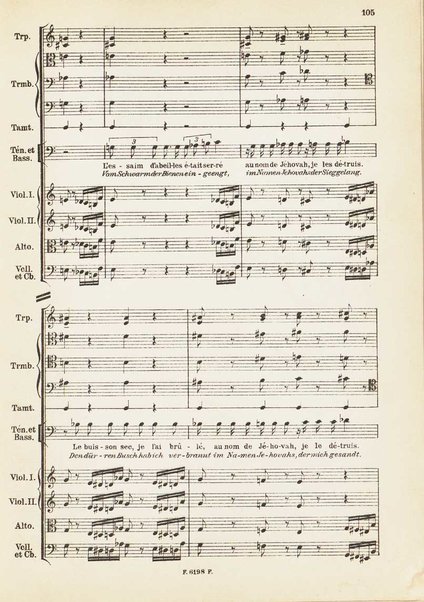 Le Roi David : psaume symphonique en trois parties / Arthur Honegger ; d'après le drame de René Morax