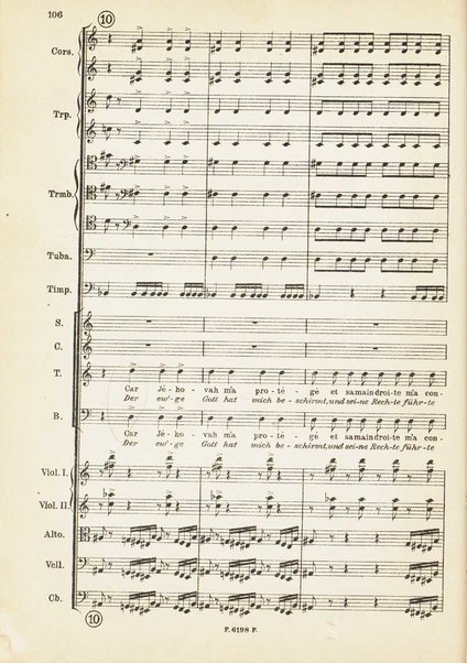 Le Roi David : psaume symphonique en trois parties / Arthur Honegger ; d'après le drame de René Morax