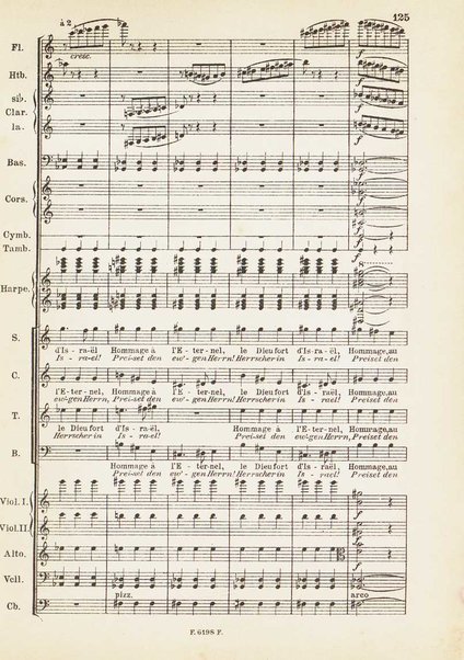 Le Roi David : psaume symphonique en trois parties / Arthur Honegger ; d'après le drame de René Morax