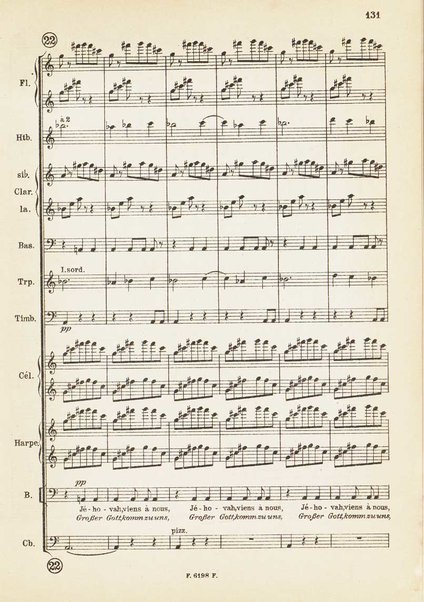 Le Roi David : psaume symphonique en trois parties / Arthur Honegger ; d'après le drame de René Morax