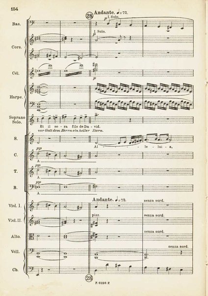 Le Roi David : psaume symphonique en trois parties / Arthur Honegger ; d'après le drame de René Morax