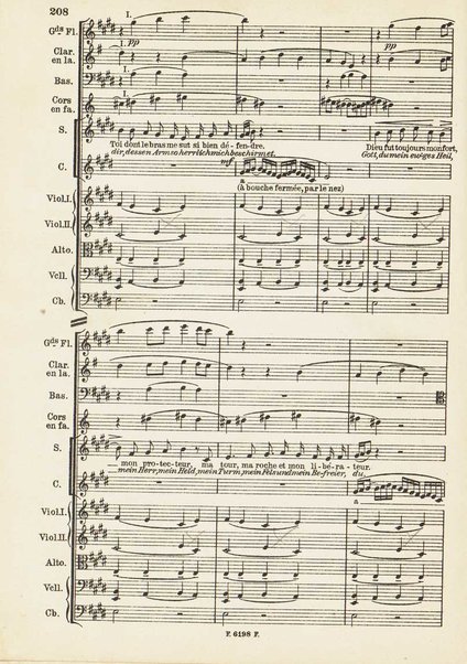 Le Roi David : psaume symphonique en trois parties / Arthur Honegger ; d'après le drame de René Morax