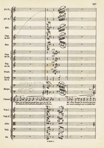 Le Roi David : psaume symphonique en trois parties / Arthur Honegger ; d'après le drame de René Morax