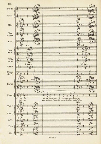 Le Roi David : psaume symphonique en trois parties / Arthur Honegger ; d'après le drame de René Morax