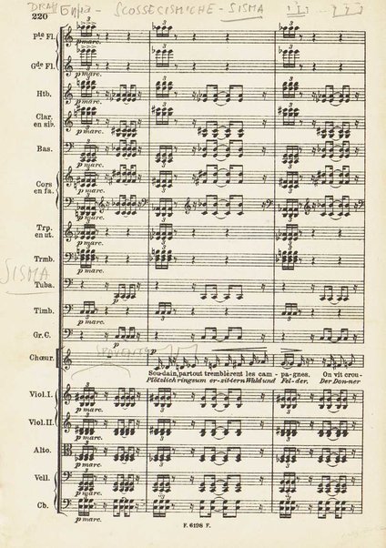 Le Roi David : psaume symphonique en trois parties / Arthur Honegger ; d'après le drame de René Morax