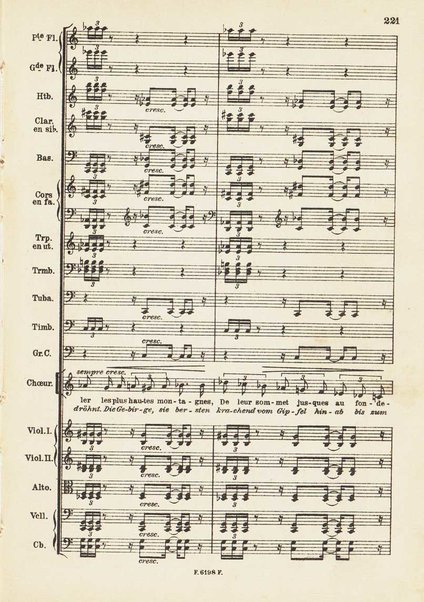 Le Roi David : psaume symphonique en trois parties / Arthur Honegger ; d'après le drame de René Morax