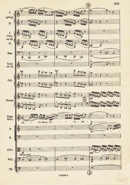 Le Roi David : psaume symphonique en trois parties / Arthur Honegger ; d'après le drame de René Morax