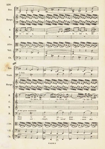 Le Roi David : psaume symphonique en trois parties / Arthur Honegger ; d'après le drame de René Morax