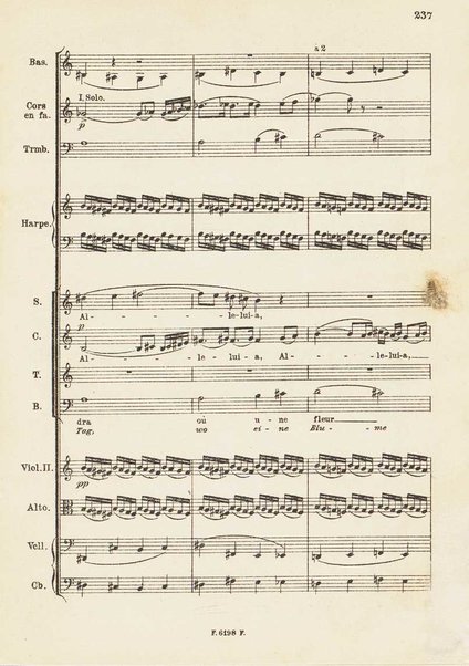 Le Roi David : psaume symphonique en trois parties / Arthur Honegger ; d'après le drame de René Morax