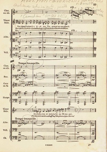 Le Roi David : psaume symphonique en trois parties / Arthur Honegger ; d'après le drame de René Morax