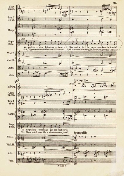 Le Roi David : psaume symphonique en trois parties / Arthur Honegger ; d'après le drame de René Morax