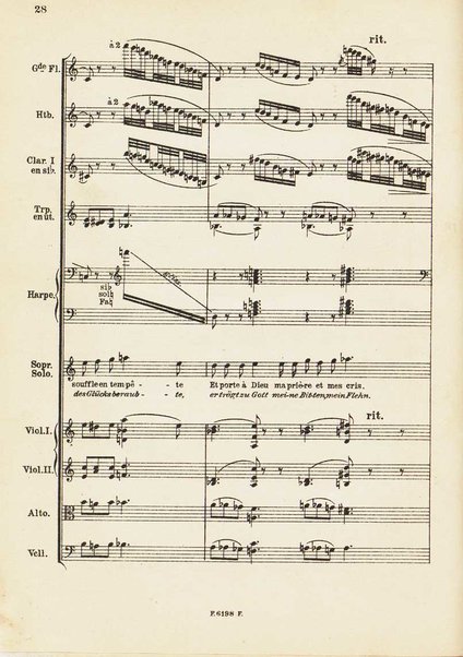 Le Roi David : psaume symphonique en trois parties / Arthur Honegger ; d'après le drame de René Morax