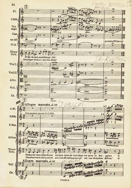 Le Roi David : psaume symphonique en trois parties / Arthur Honegger ; d'après le drame de René Morax