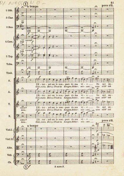 Le Roi David : psaume symphonique en trois parties / Arthur Honegger ; d'après le drame de René Morax