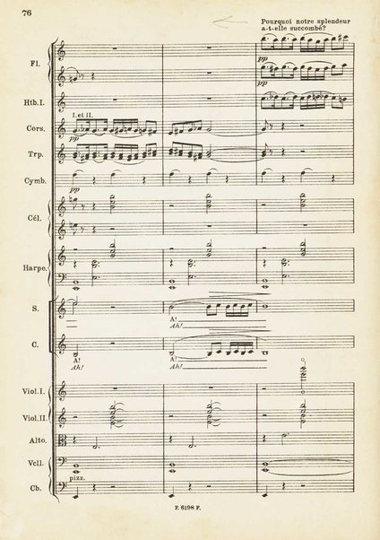 Le Roi David : psaume symphonique en trois parties / Arthur Honegger ; d'après le drame de René Morax