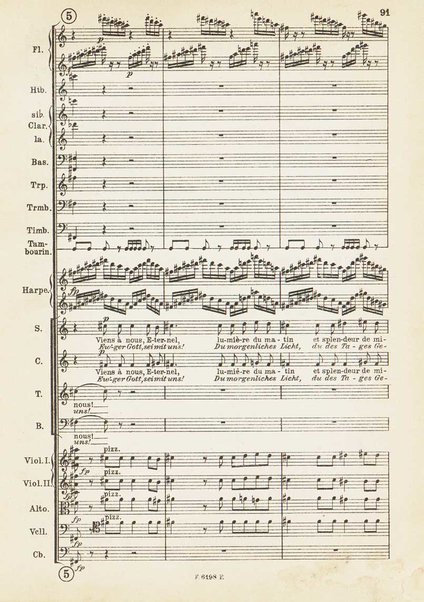 Le Roi David : psaume symphonique en trois parties / Arthur Honegger ; d'après le drame de René Morax