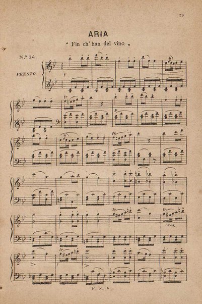 Don Giovanni : opera in due atti / di Volfango Mozart ; riduzione per pianoforte solo